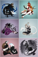 Post #6376 // 2021 artist:The-F0X character:Amber character:Ava character:Evelyn character:Fell character:Luna character:Nightingale character:Primrose character:Ruya character:Tuesday character:Wendolyn tagme_(discord) // filetype:png // 5.9MB //